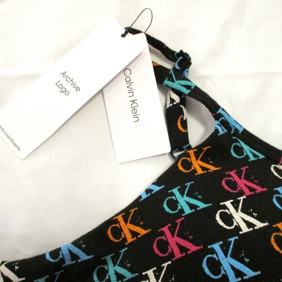 CALVIN KLEIN LOGO PULL-OVER BRALETTE – SIZE L – NWT - Picture 2 of 8